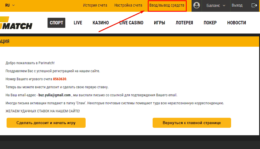Як поповнити Паріматч через «Приват24»: 10 простих етапів